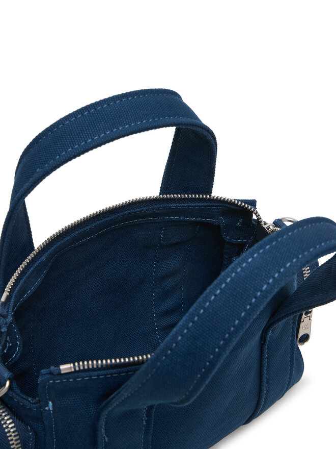 Calvin Klein Handtasche Calvin Klein Webbing Strap Canvas Pocket Bag LV04F3464G Blau