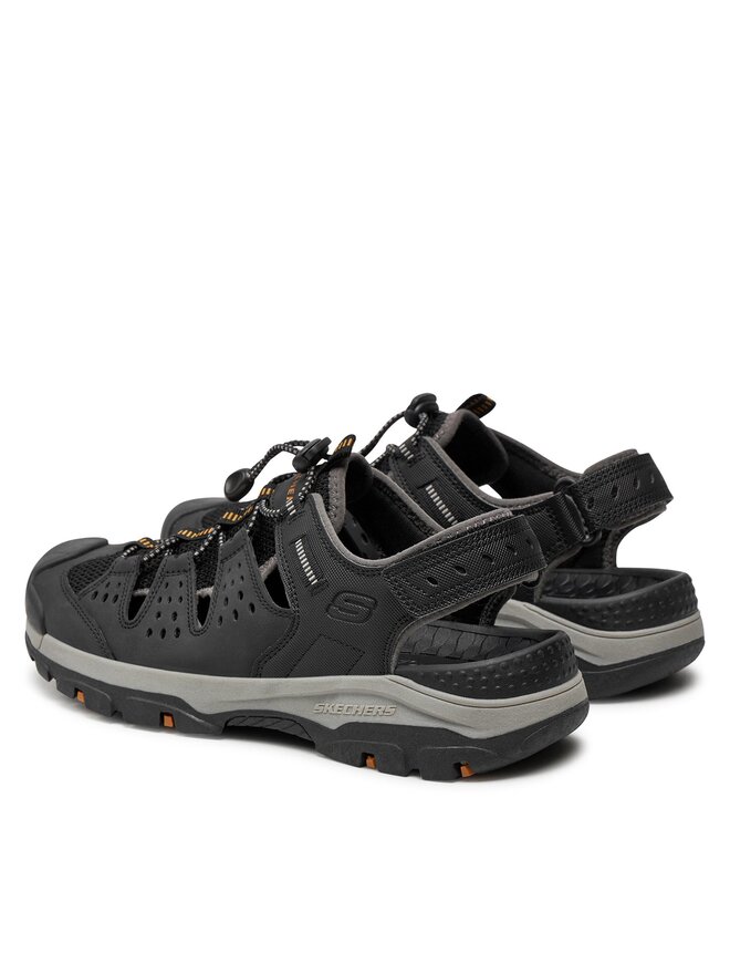Skechers Sandały Skechers Tresmen-Menard 205113/BLK Czarny