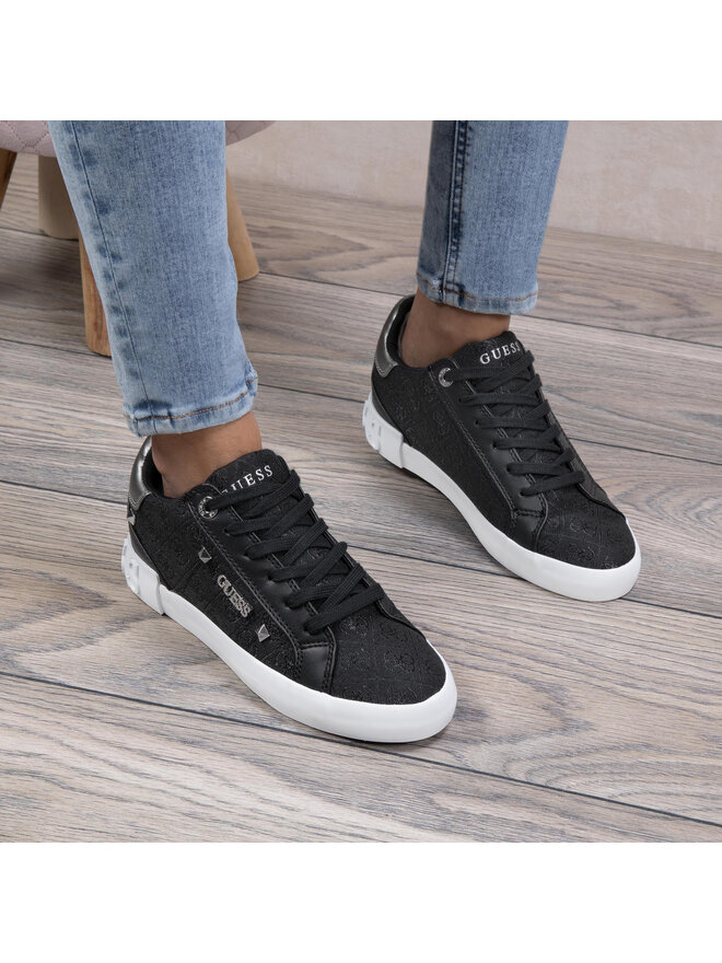 Guess Snīkeri Guess Puxly2 FL5P2X FAL12 Melns