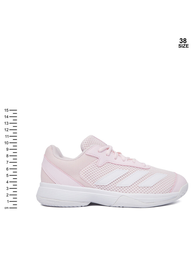 adidas Tennisschuhe adidas Courtflash Tennis Shoes Kids KK3866 Hellrosa