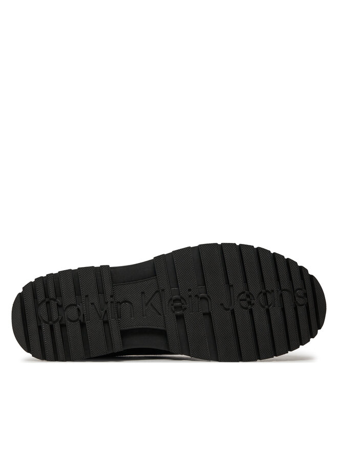 Calvin Klein Jeans Zapatos hasta el tobillo Calvin Klein Jeans Eva Apron Laceup Cd YM0YM01178 Negro