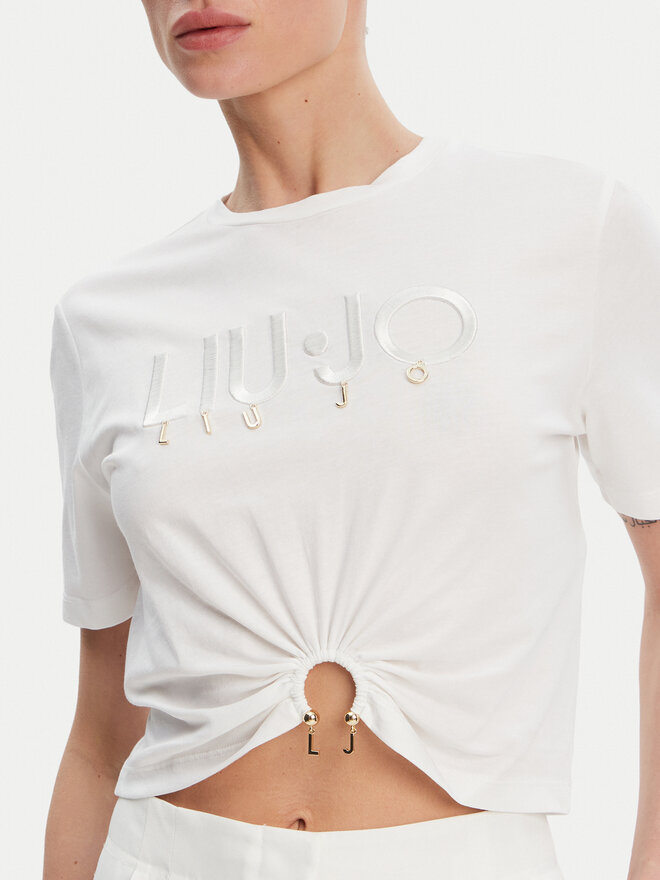 Liu Jo Liu Jo Camiseta WA5139 JS923 Blanco Regular Fit