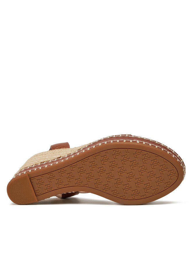 LAUREN RALPH LAUREN Espadryle LAUREN RALPH LAUREN 802940573002 Brązowy