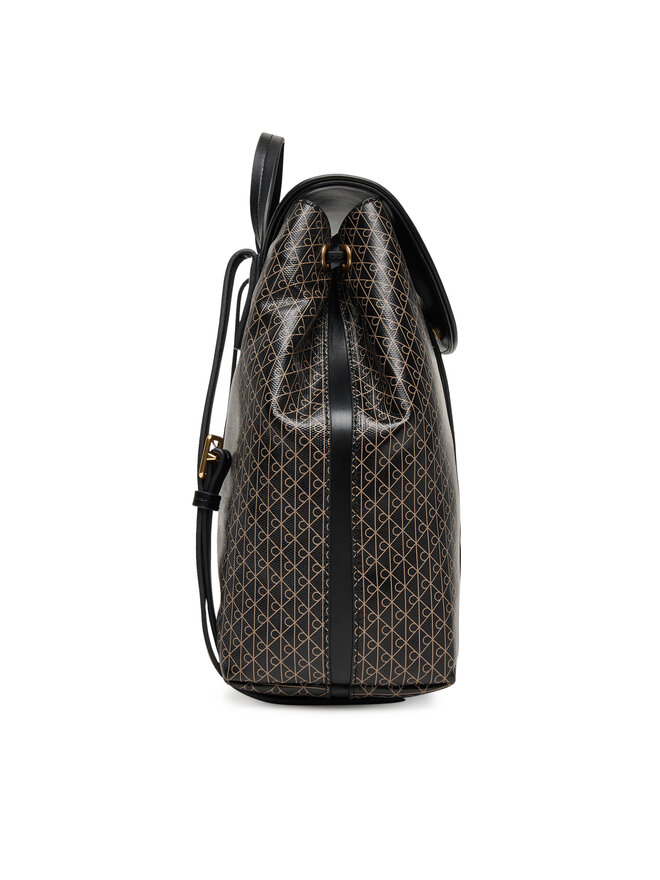 Calvin Klein Ruksak Calvin Klein Emblem Aop Flap Backpack LV04F3271G Crna