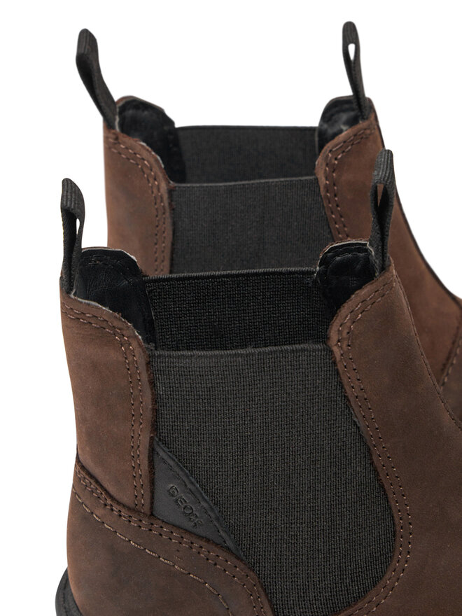 Geox Botines planos Geox J Shaylax Boy J16FAA 00045 C0582 M Marrón