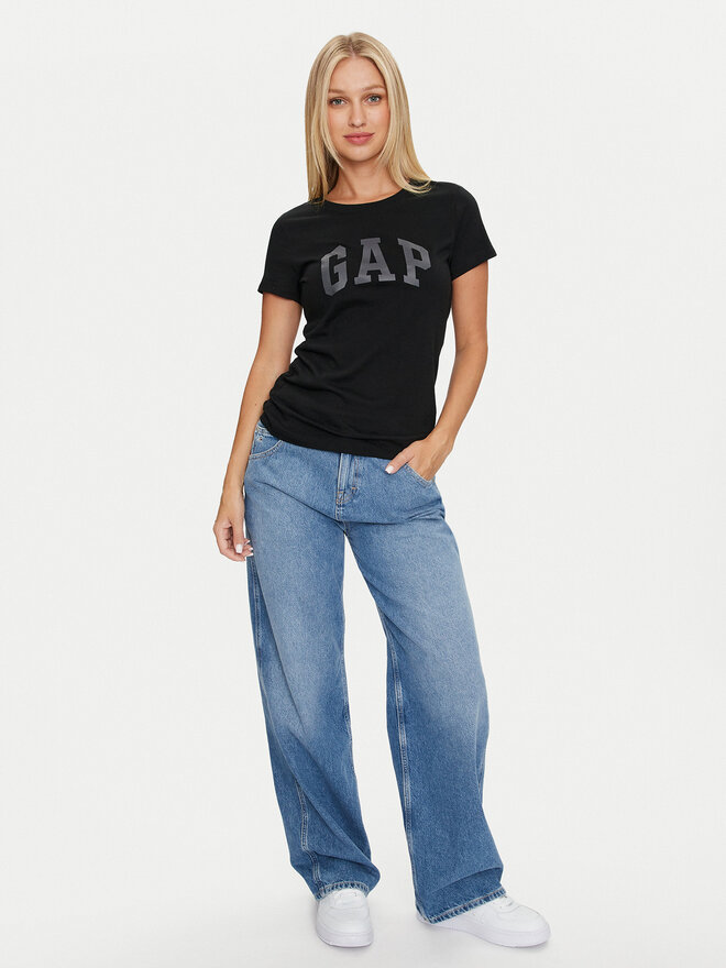 Gap Gap Felső 268820-11 Fekete Regular Fit