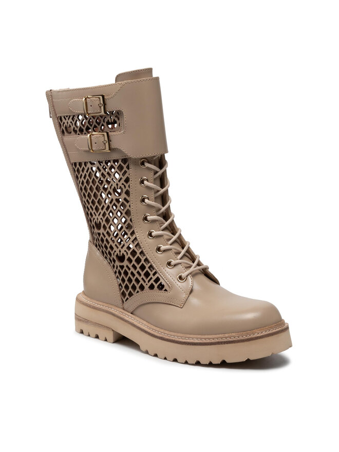 PINKO Botines PINKO Noemi Stivale PE 22 BLKS1 1H212D Y87W Beis