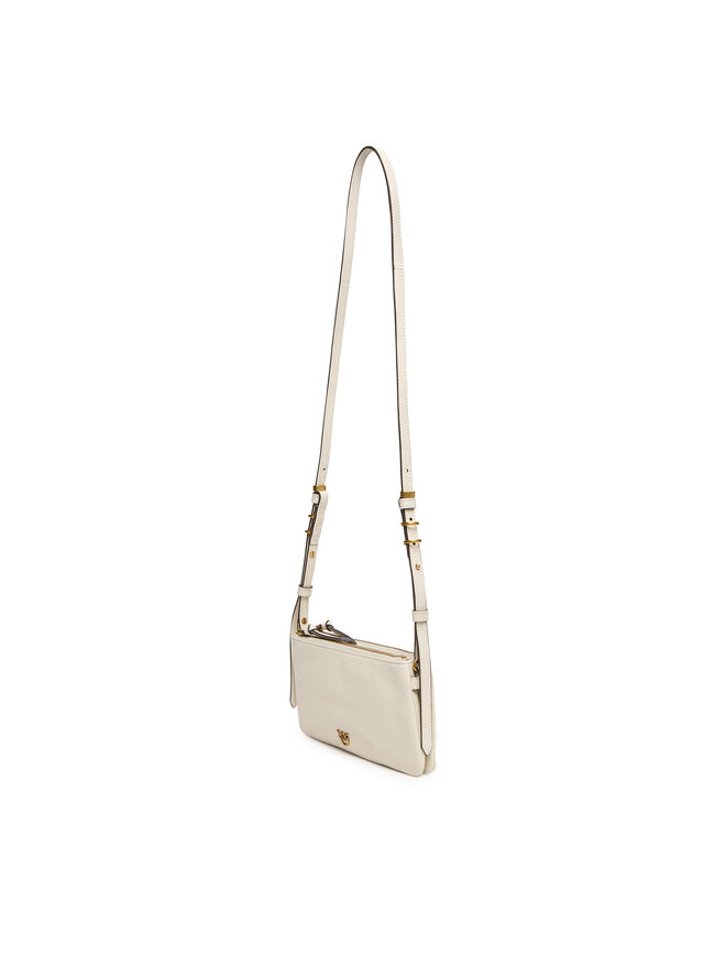 PINKO Handtasche PINKO Double Mini Al 25-26 PLTT 105359 A0QO Weiß