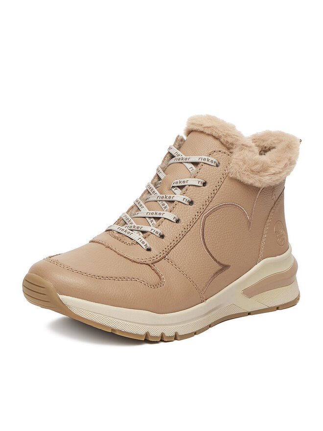 Rieker Botines planos Rieker CEO-M6606-20 Beis