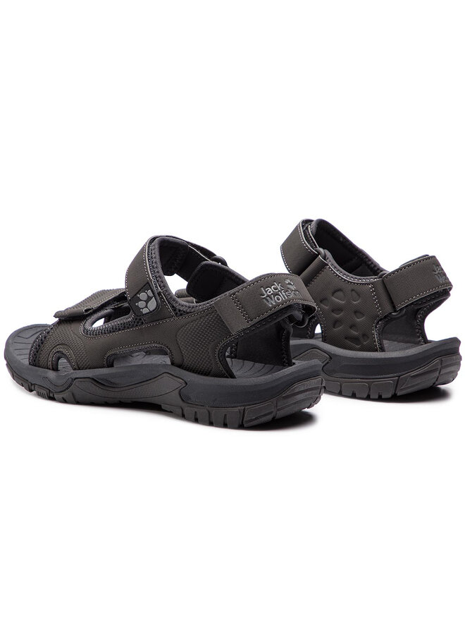Jack Wolfskin Σανδάλια Jack Wolfskin Lakewood Cruise Sandal M 409011 Γκρι