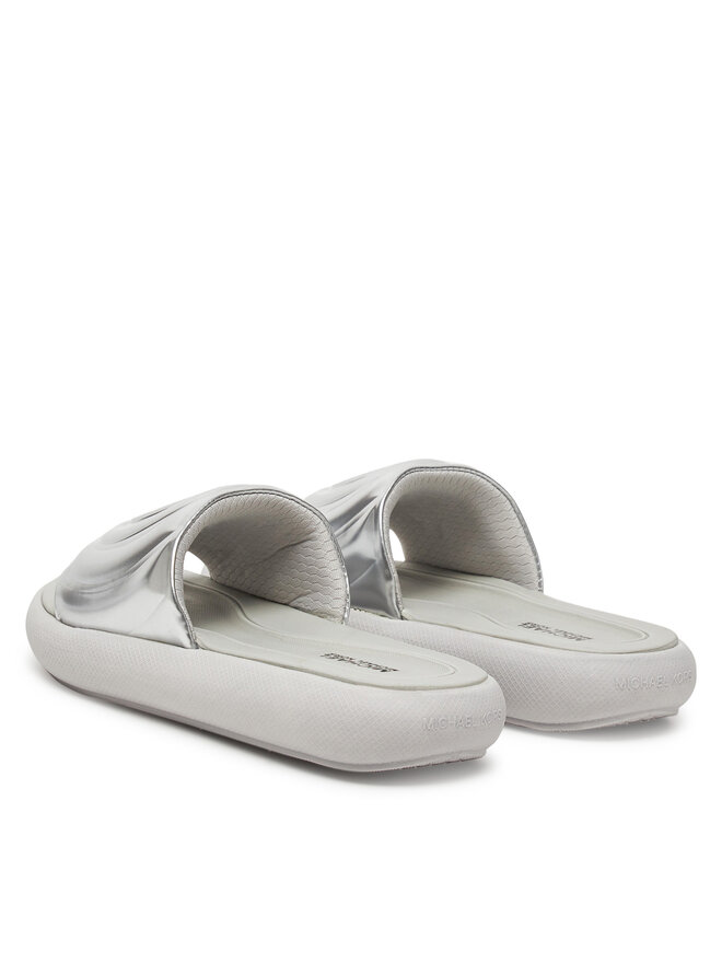 MICHAEL Michael Kors Şlapi MICHAEL Michael Kors MK01421040 Argintiu