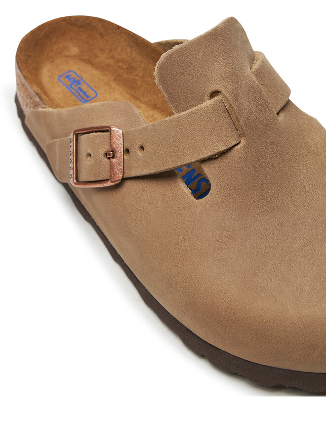 Birkenstock Iešļūcenes Birkenstock Boston zamsz 1019484 Brūns
