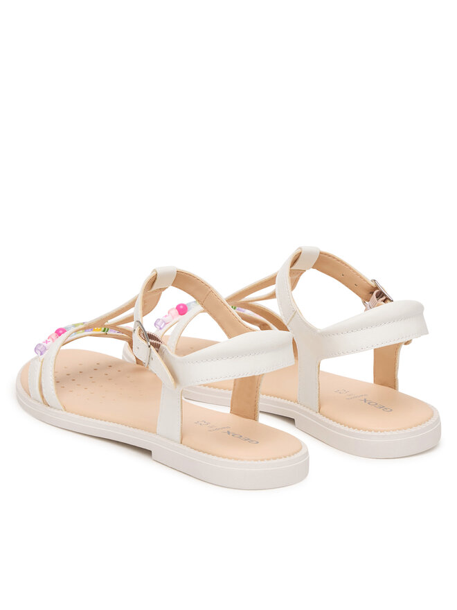 Geox Sandalen Geox Jr Sandal Karly J6535H 000BC C1000 D Weiß