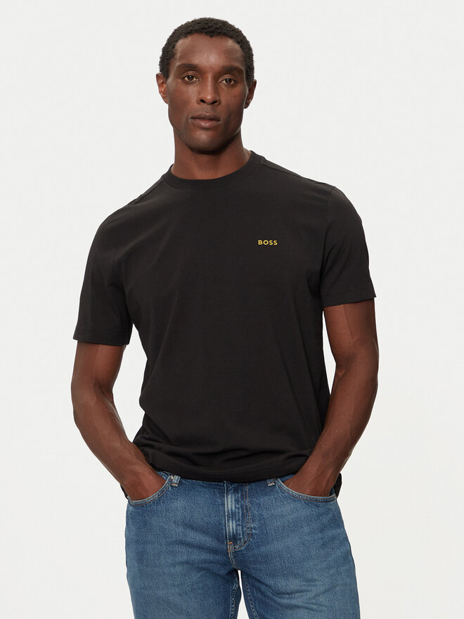 BOSS BOSS Camiseta 50506373 Negro Regular Fit