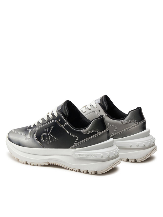 Calvin Klein Jeans Сникърси Calvin Klein Jeans Chunky Runner Low V Mg Dc YW0YW01424 Сив
