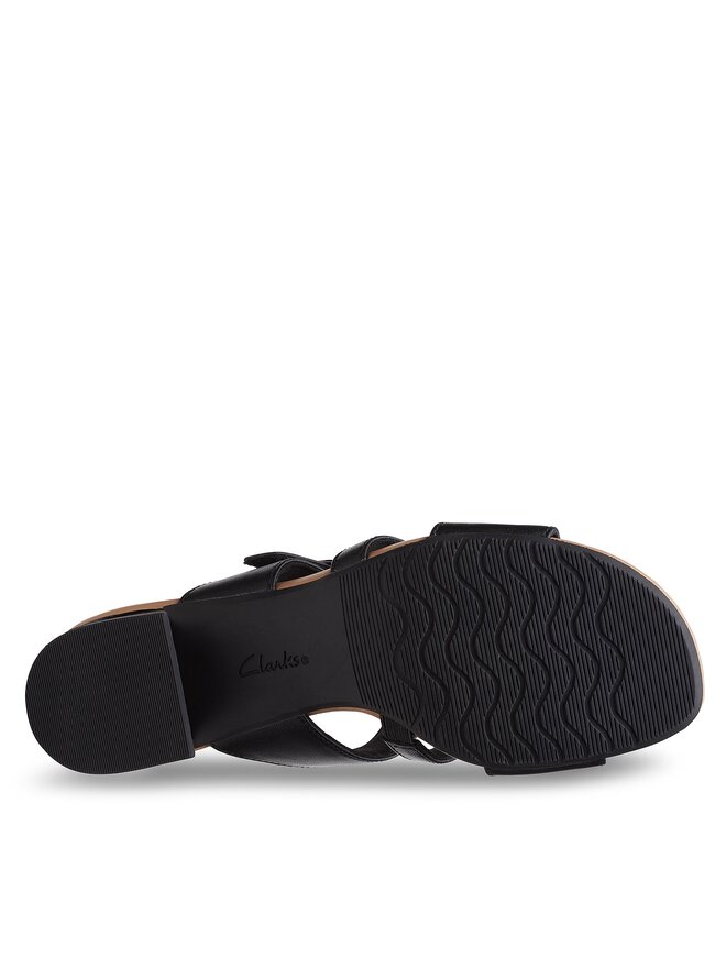 Clarks Şlapi Clarks Desirae Palm 26171178 Negru