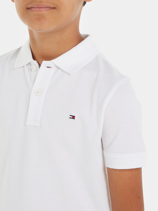 Tommy Hilfiger Tommy Hilfiger Poloshirt Flag KB0KB09103 Weiß Regular Fit
