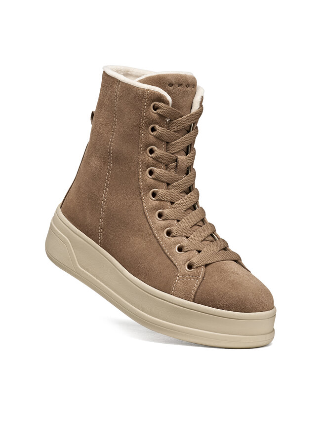 Geox Schnürschuhe Geox D Spherica Ecub-2 D66WVF 22 C6029 Hellbraun