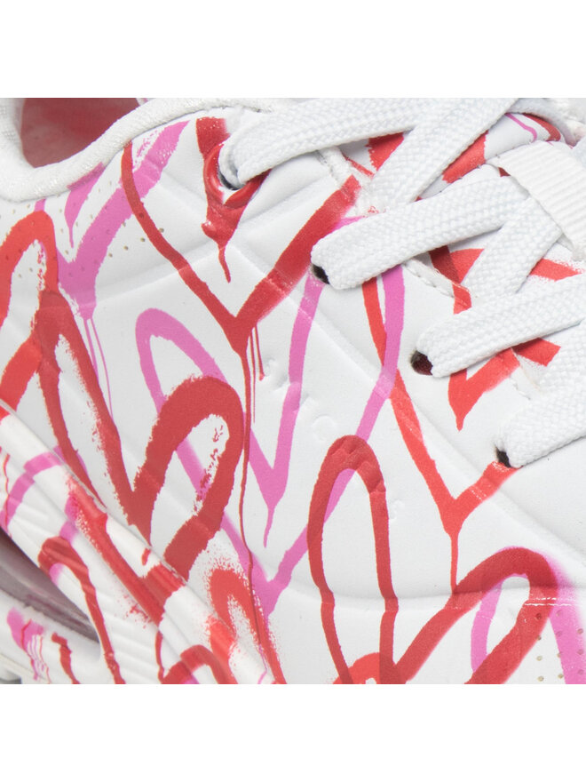 Skechers Sneakersy Skechers Uno Spread The Love 155507/WRPK Bílá