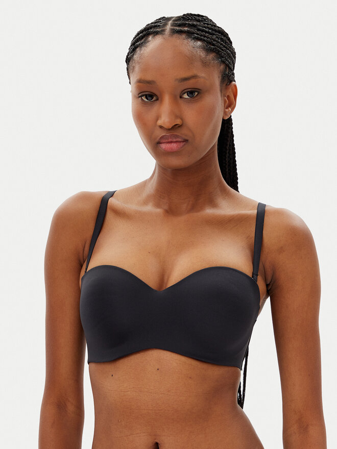 Hunkemöller Hunkemöller Push-Up nedrček Smooth 206740 Črna