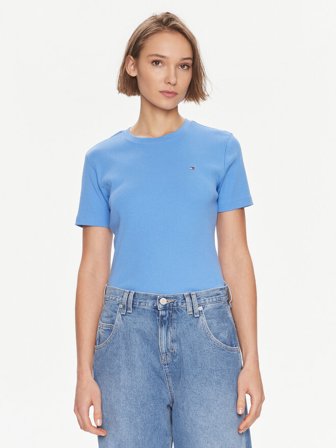 Tommy Hilfiger Tommy Hilfiger T-Shirt New Cody WW0WW40587 Blau Slim Fit