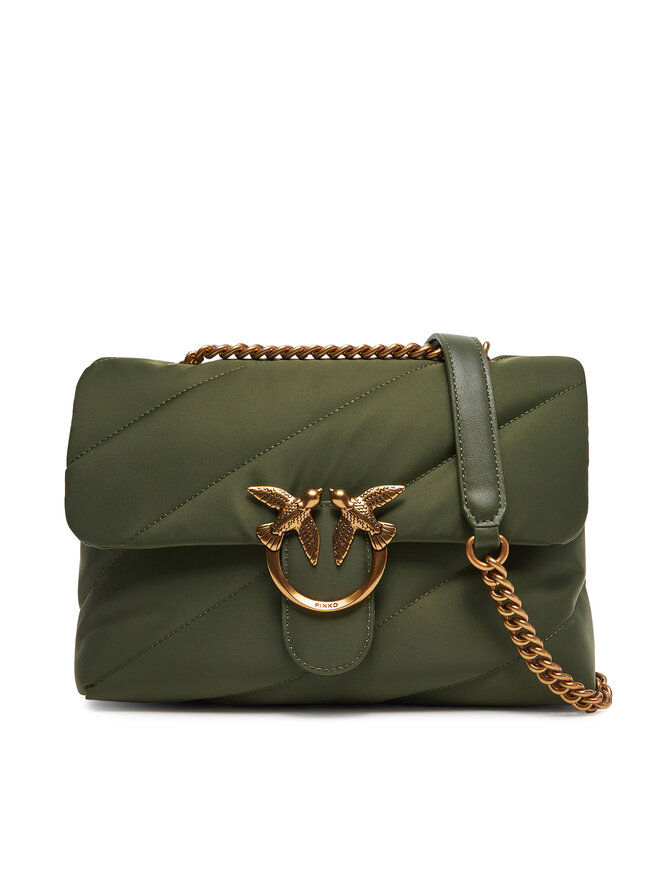 PINKO Kabelka PINKO Love Puff Classic Cl PE 25 PLTT 100038 A05F Zelená