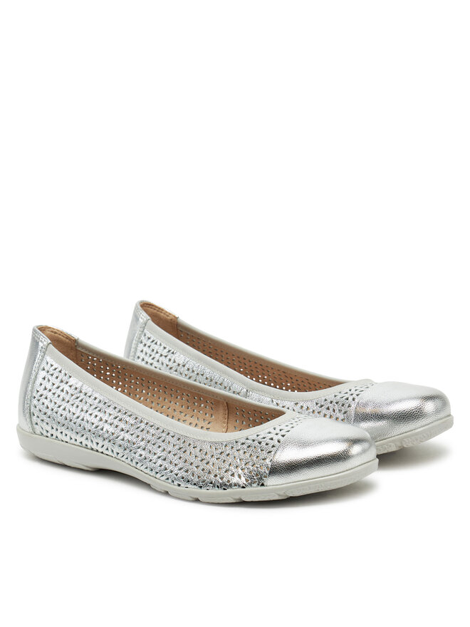 Caprice Balerinke Caprice 9-22151-42 Srebrna