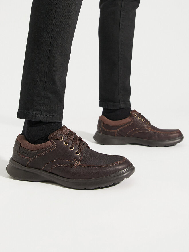 Clarks Туфлі Clarks Cotrell Edge 261198037 Коричневий