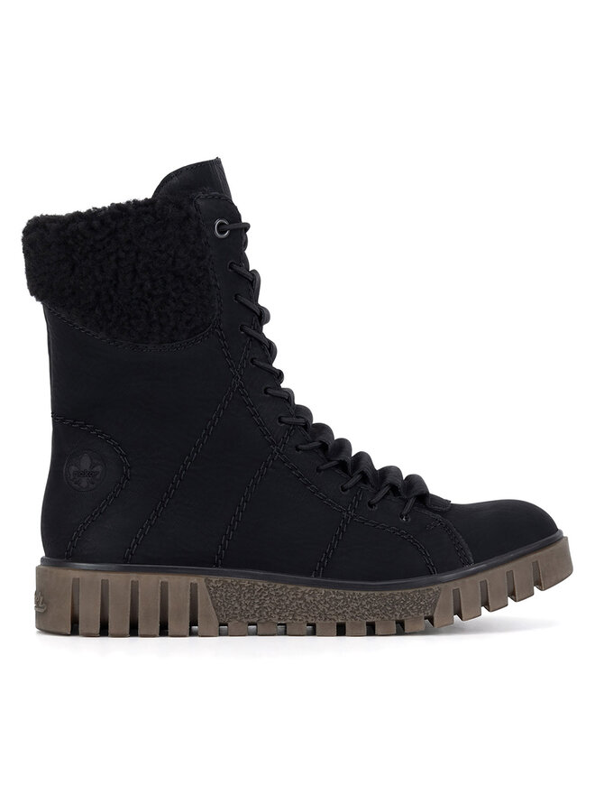 Rieker Schnürschuhe Rieker Y3467-00 Schwarz