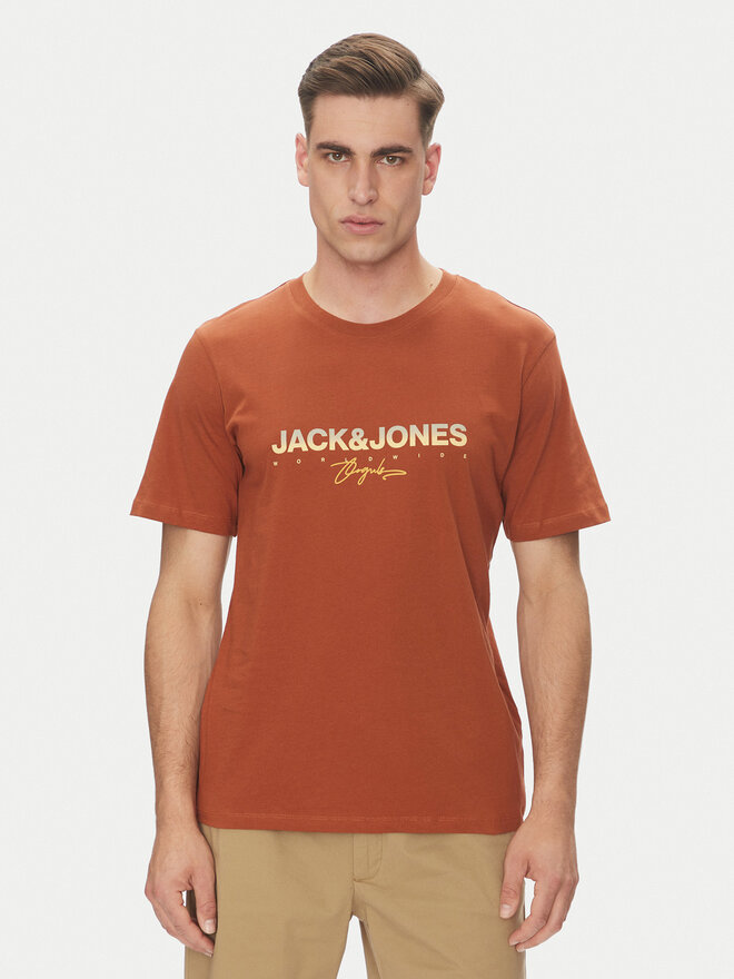 Jack&Jones Jack&Jones Marškinėliai Canggu 12281809 Raudona Regular Fit