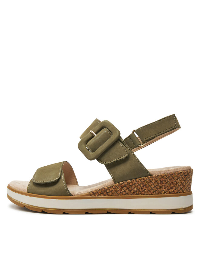 Caprice Sandały Caprice 9-28753-42 Khaki