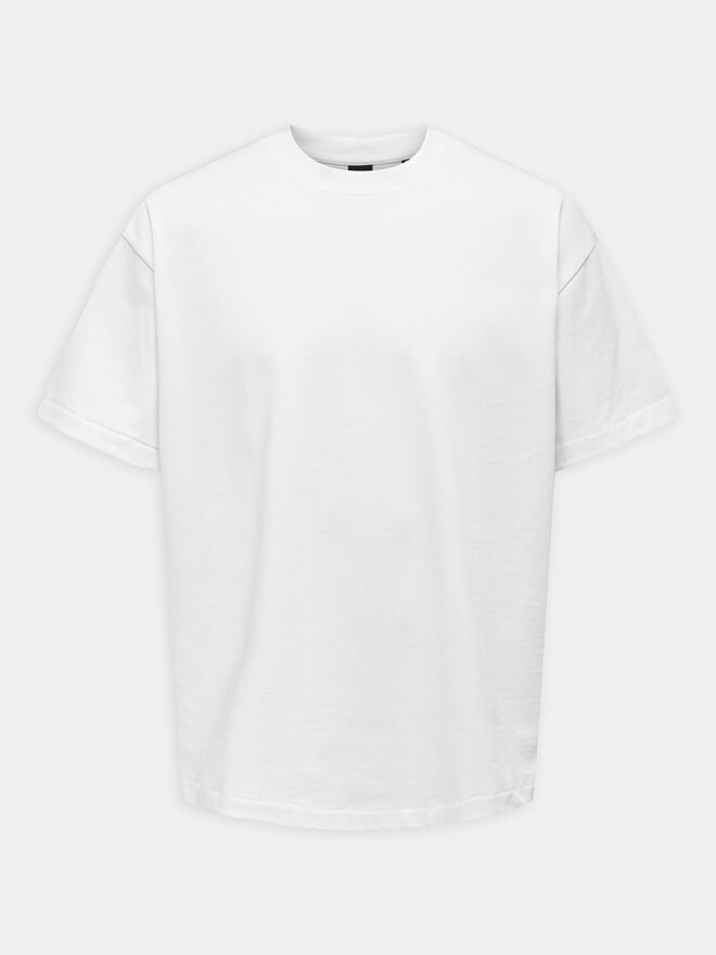 Only & Sons Only & Sons Póló Millenium 22027787 Fehér Oversize