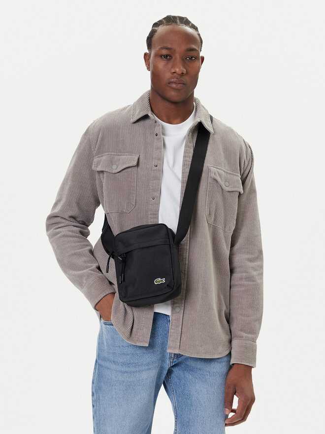 Lacoste Плоска сумка Lacoste NU4788NE Чорний