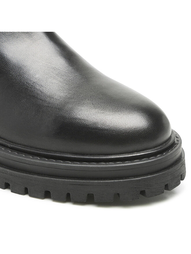 Geox Polokozačky Geox D Iridea O D26HRO 00043 C9999 Černá