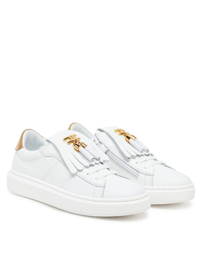 Elisabetta Franchi Laisvalaikio batai Elisabetta Franchi F4-A9E-0232 Balta