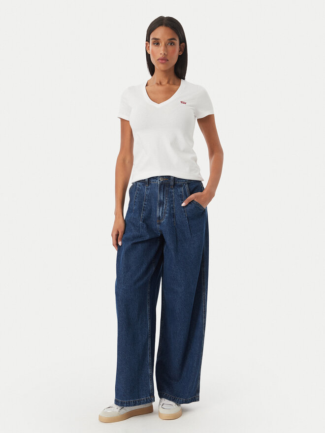 Levi's® Levi's® T-Shirt Perfect V-Neck Tee 85341-0002 Weiß Regular Fit