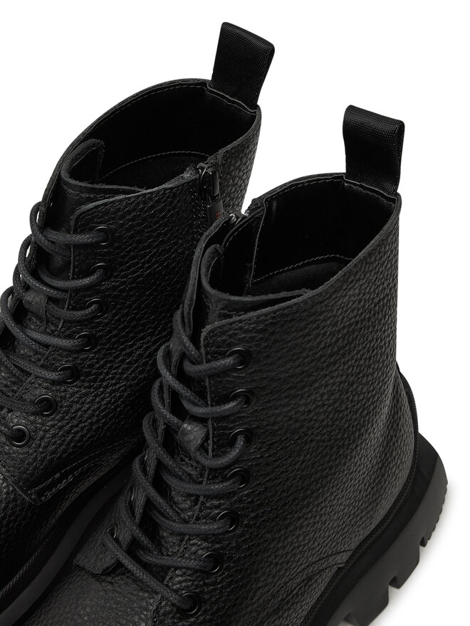 HUGO Schnürstiefeletten Hugo Fabyan 50523891 Schwarz
