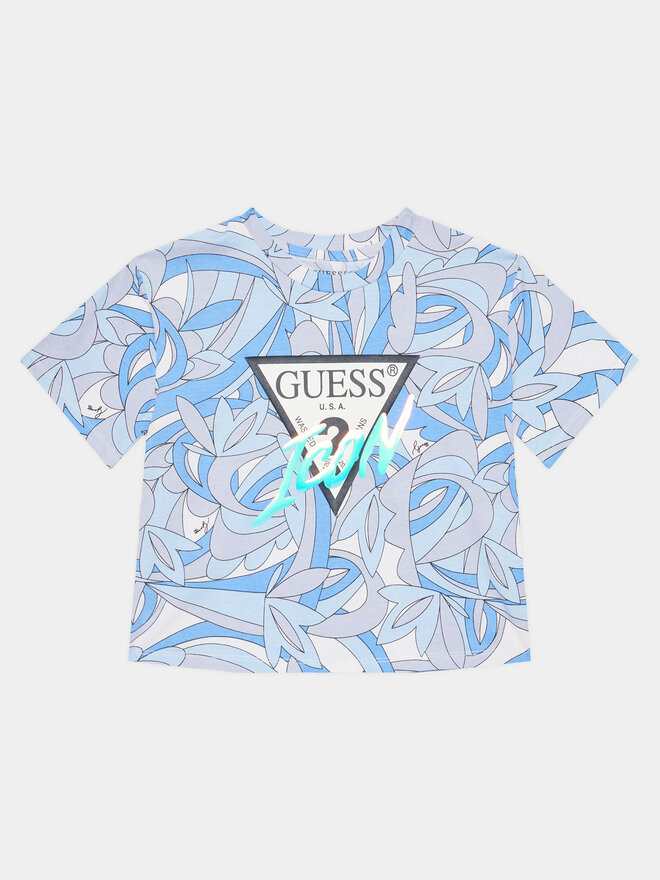 Guess Guess Marškinėliai J4GI12 K6YW3 Mėlyna Regular Fit