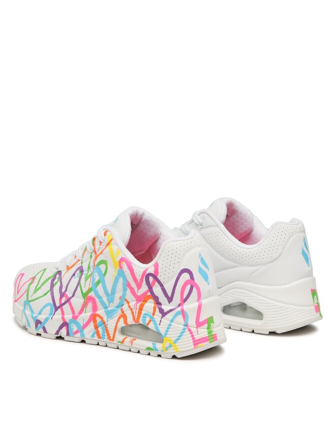 Skechers Sneakersy Skechers Uno Highlight Love 177981/WMLT Bílá
