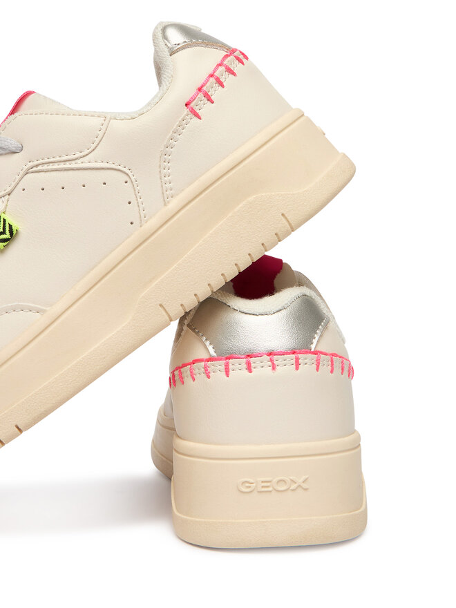 Geox Sneakers Geox J Lestrella Girl J56NLC 000BC C1M1W D Écru