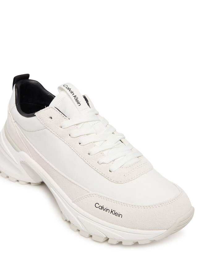 Calvin Klein Sportcipők Calvin Klein Hike Runner Mg Nylon Mix YW0YW02075 Fehér