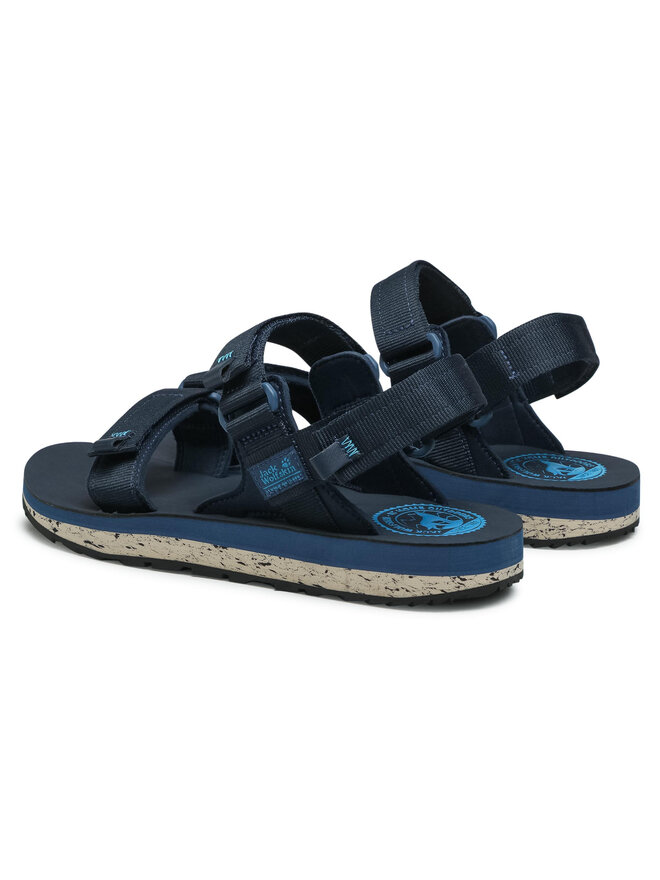 Jack Wolfskin Sandalen Jack Wolfskin Outfresh Deluxe Sandal M 4039431 Dunkelblau