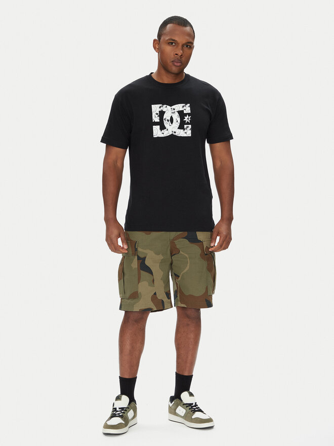 DC DC Marškinėliai ADYZT05461 KVJ0 Juoda Regular Fit
