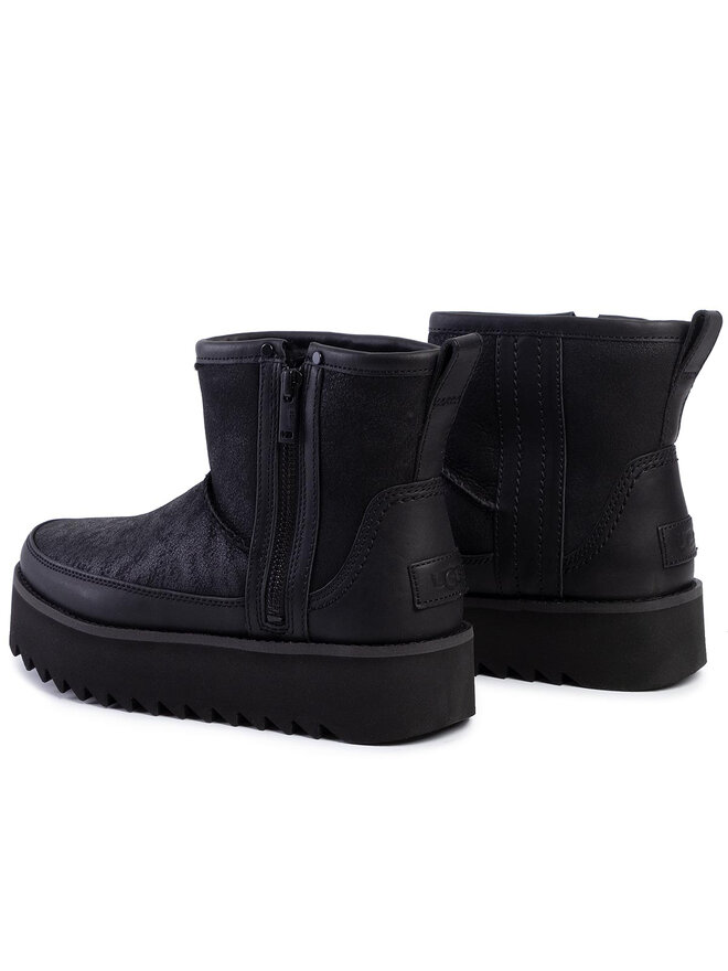 Ugg Снігоходи Ugg W Classic Rebel Biker Mini 1105314 Чорний