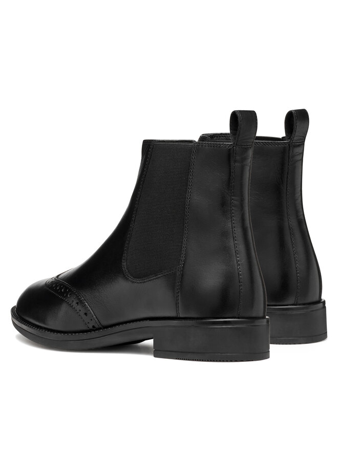 Geox Kotníková obuv s elastickým prvkem Geox D Jaylon 2 D56QAA 043NH C9999 Černá