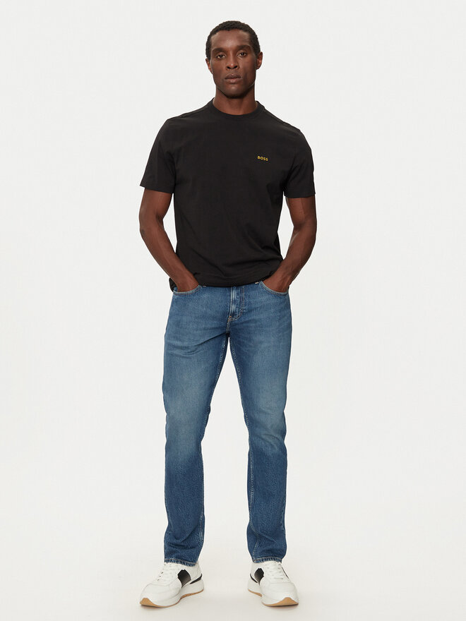 BOSS BOSS Camiseta 50506373 Negro Regular Fit