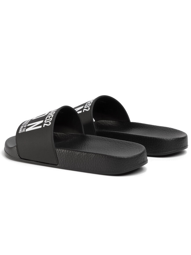 Dsquared2 Pantoletten Dsquared2 Slides FFW0006 17200001 2124 Schwarz