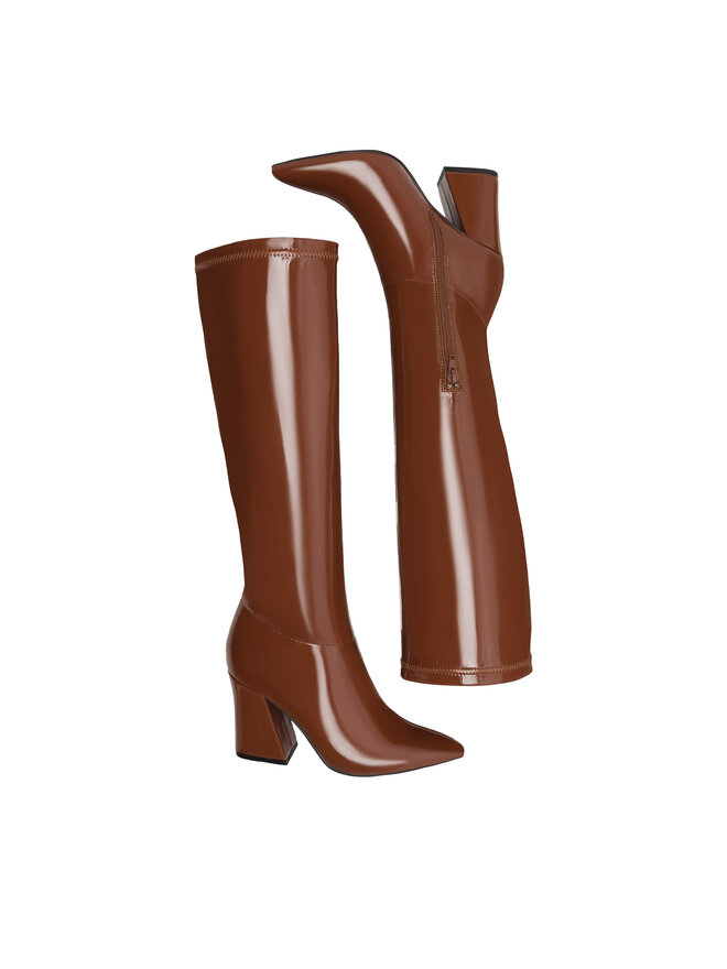 Nine West Kozaki Nine West SHARLEEZ 13196H Brązowy