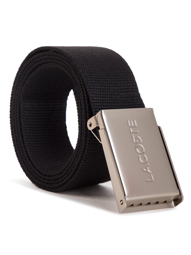 Ceinture lacoste noir discount
