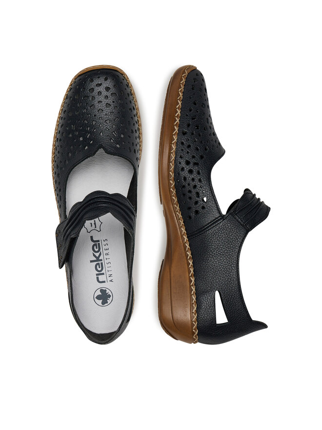 Rieker Halbschuhe Rieker 41399-14 Schwarz